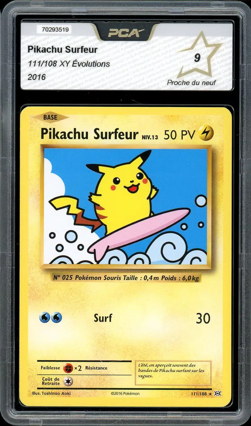 PCA 9 Pikachu Surfeur