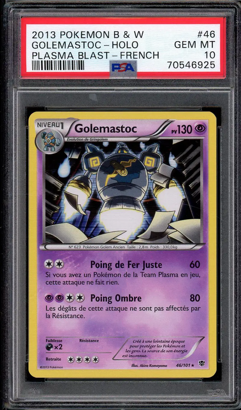PSA 10 Golemastoc Holo