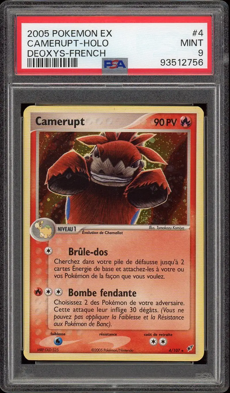 PSA 9 Camerupt Holo