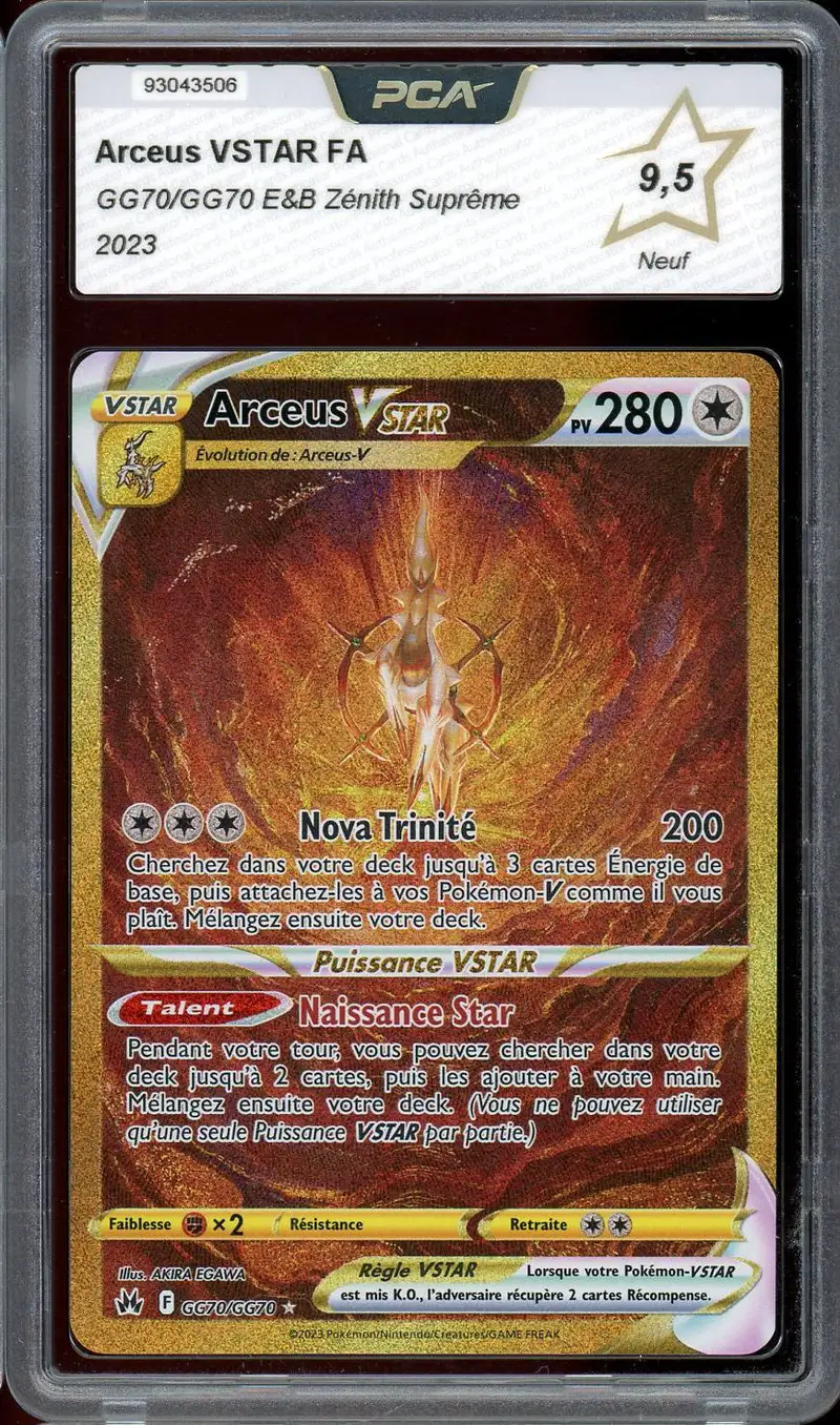 PCA 9.5 Arceus VStar Gold