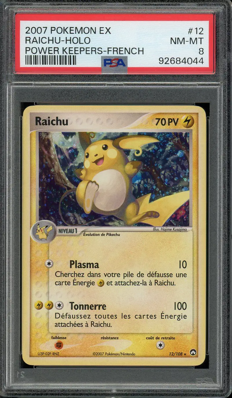 PSA 8 Raichu Holo