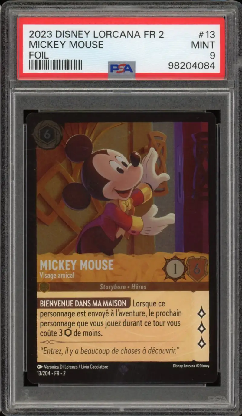 PSA 9 Mickey Mouse Foil