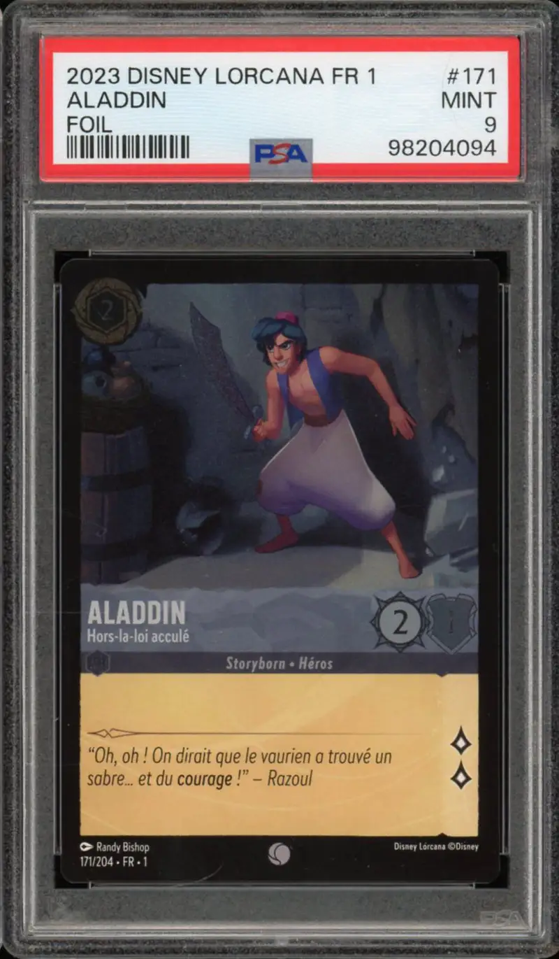 PSA 9 Aladdin Foil