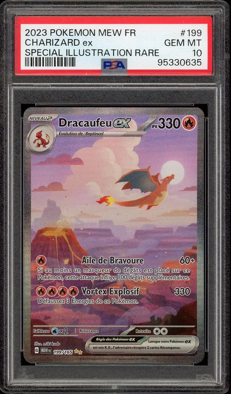 PSA 10 Dracaufeu Ex