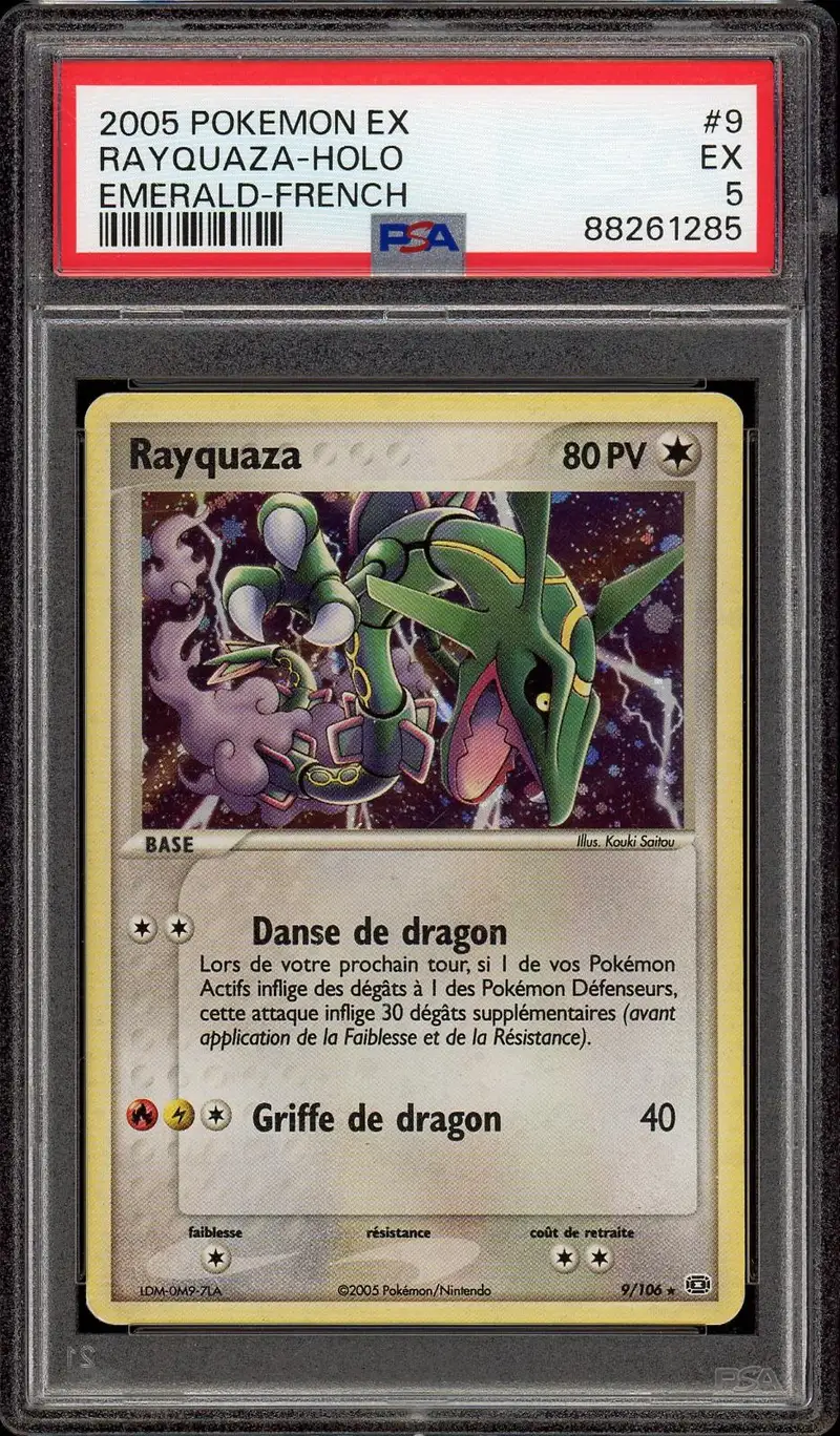 PSA 5 Rayquaza Holo
