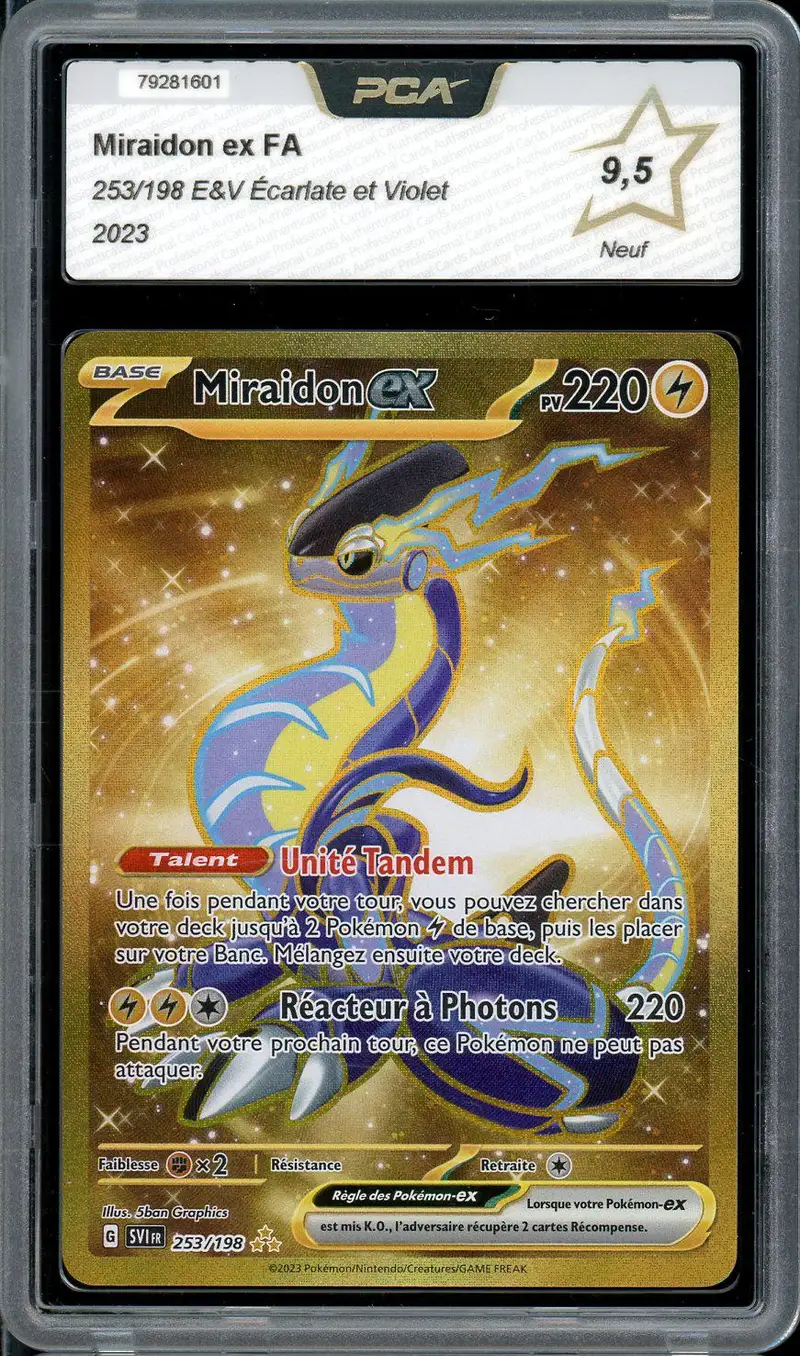 PCA 9.5 Miraidon Ex Gold