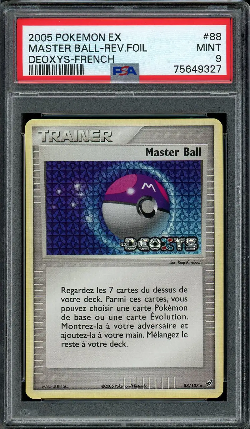PSA 9 Master Ball Reverse