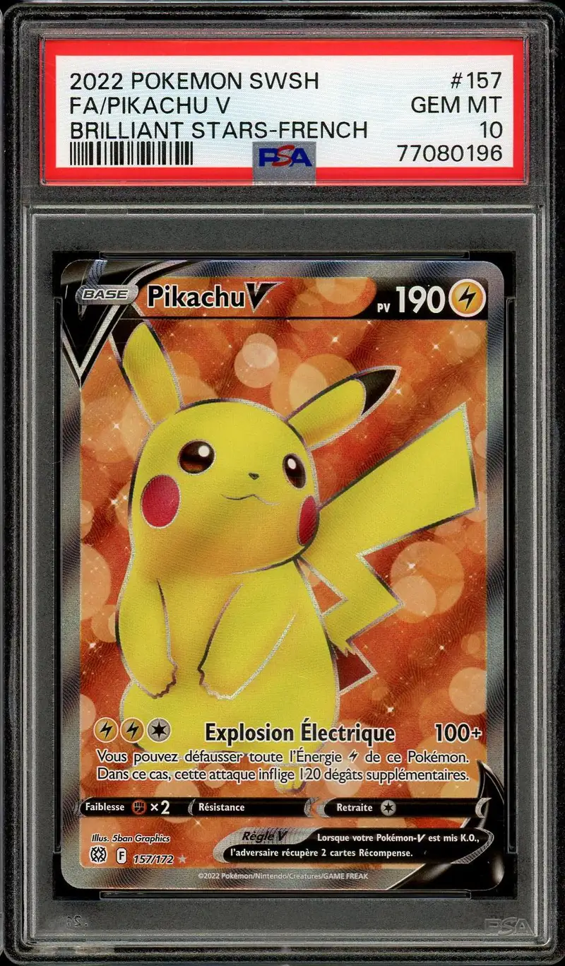 PSA 10 Pikachu V