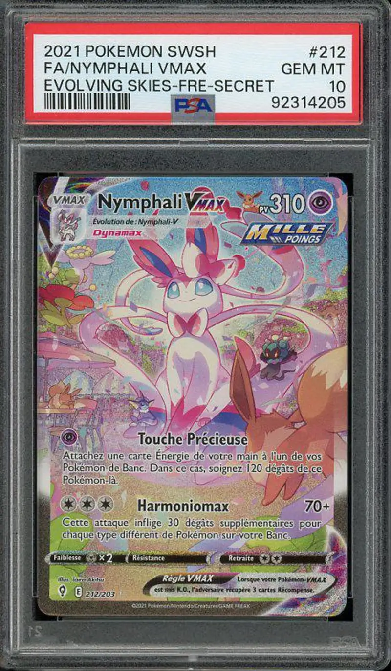 PSA 10 Nymphali VMax