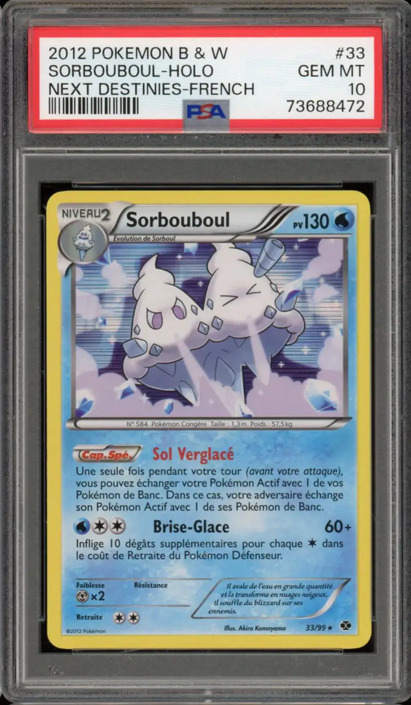PSA 10 Sorbouboul Holo