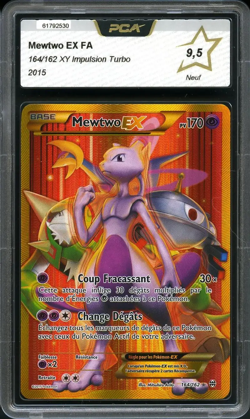 PCA 9.5 Mewtwo Ex Gold