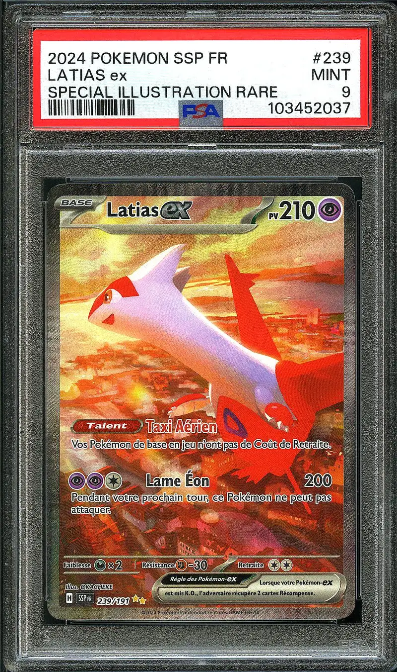 PSA 9 Latias Ex
