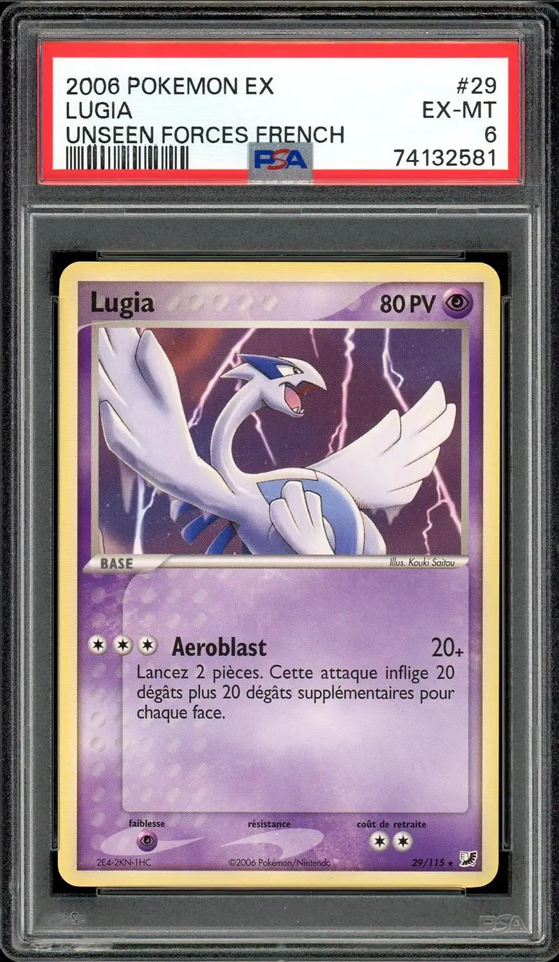 PSA 6 Lugia Holo