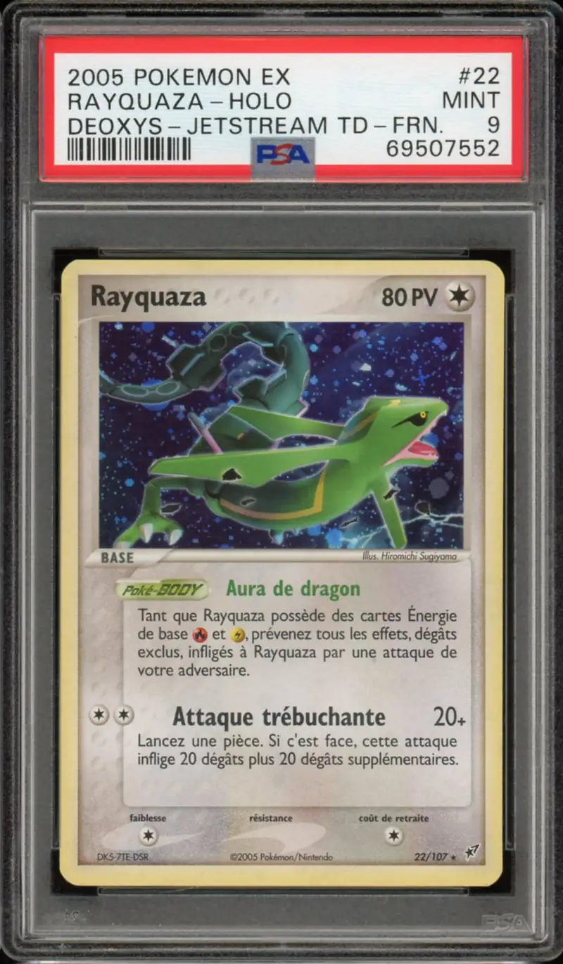 PSA 9 Rayquaza Holo