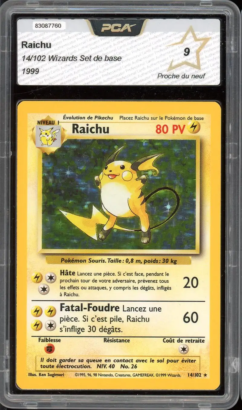 PCA 9 Raichu Holo