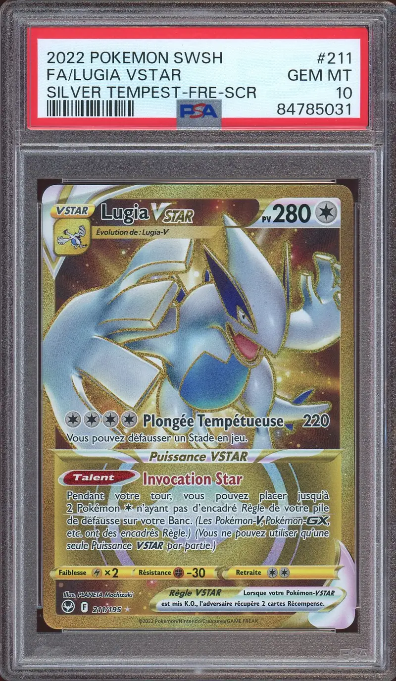 PSA 10 Lugia VStar Gold