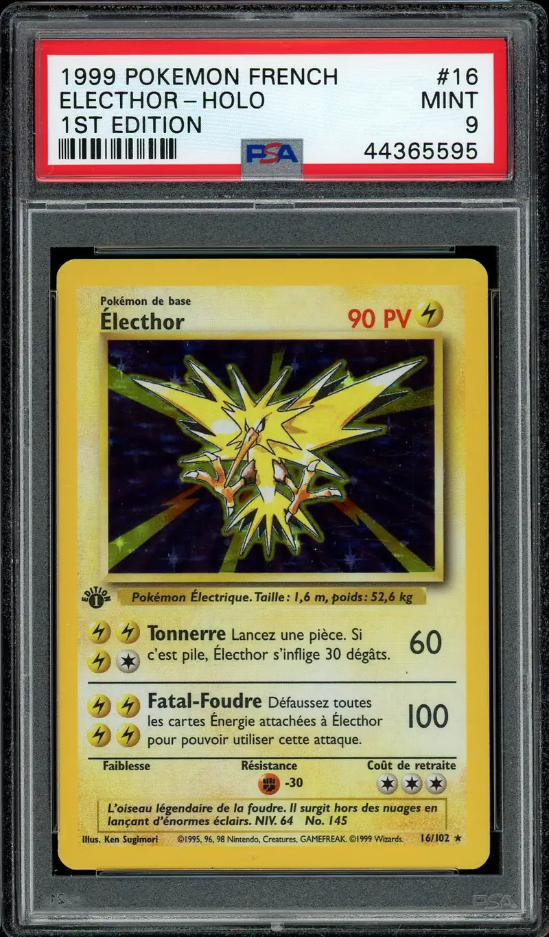 PSA 9 Electhor Holo