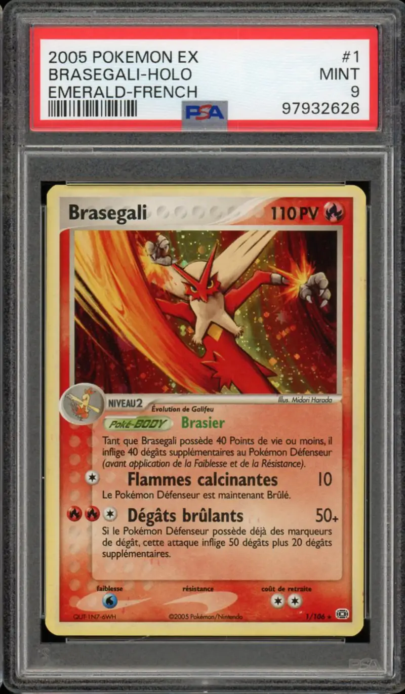 PSA 9 Brasegali Holo