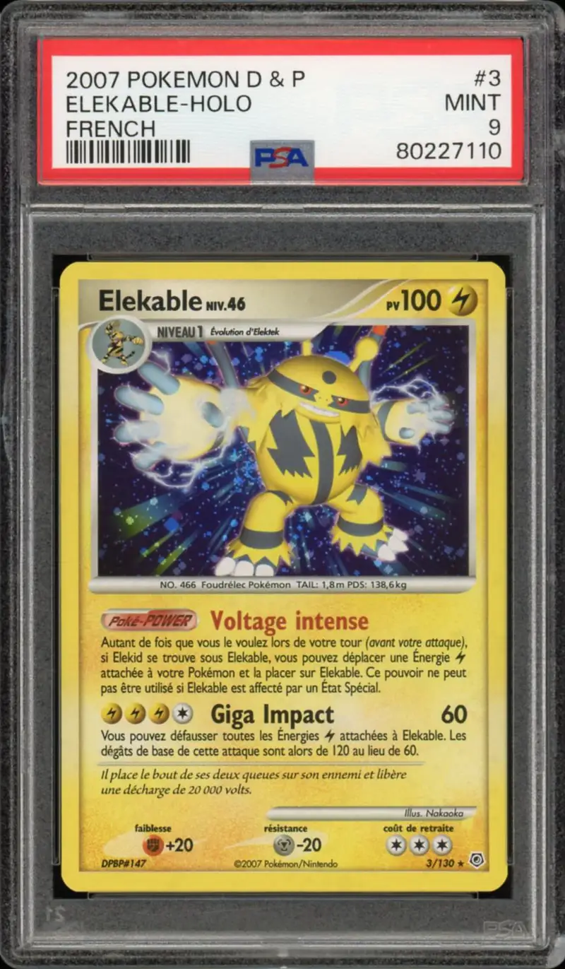 PSA 9 Elekable Holo