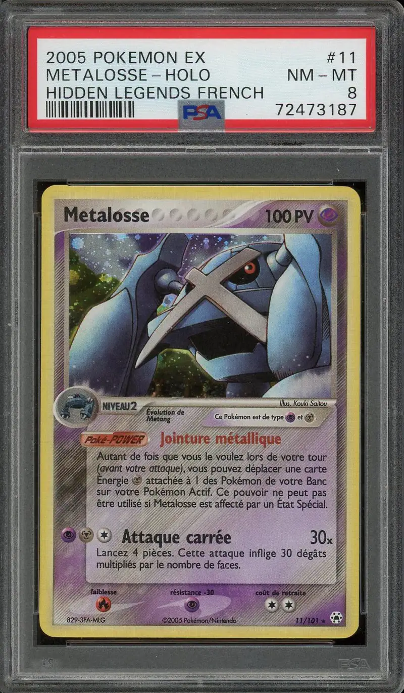 PSA 8 Metalosse Holo