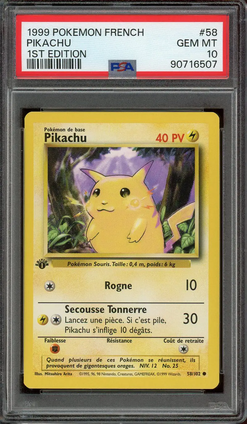 PSA 10 Pikachu