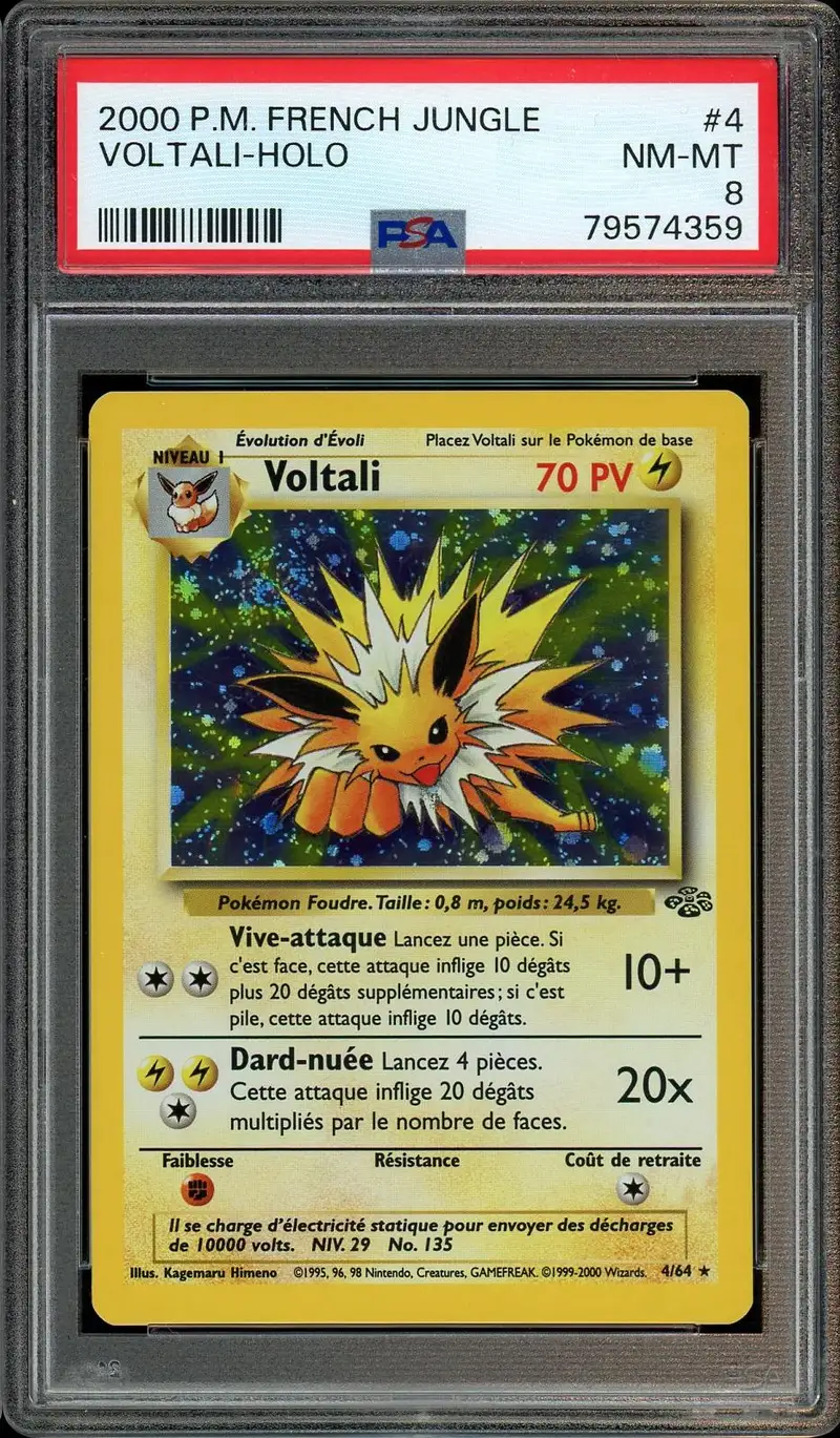 PSA 8 Voltali Holo