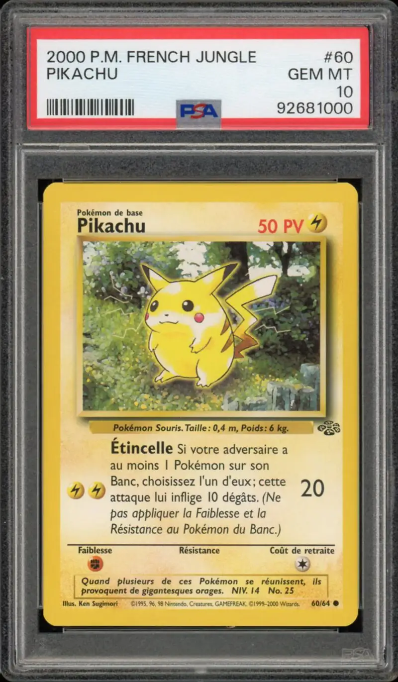 PSA 10 Pikachu
