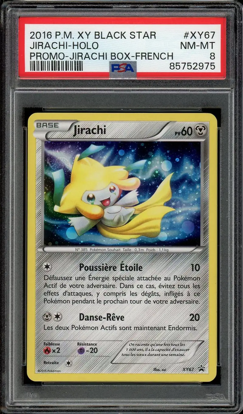 PSA 8 Jirachi Holo