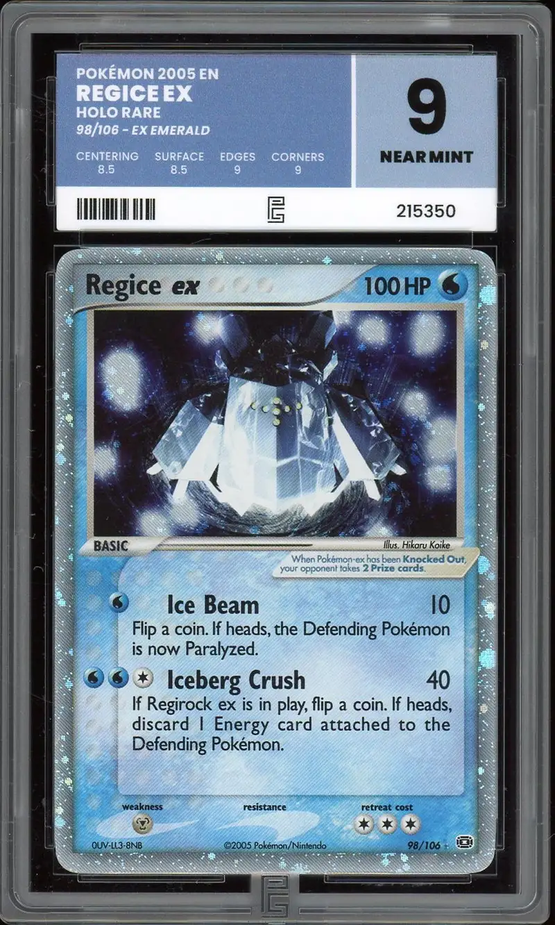 PG 9 Regice Ex