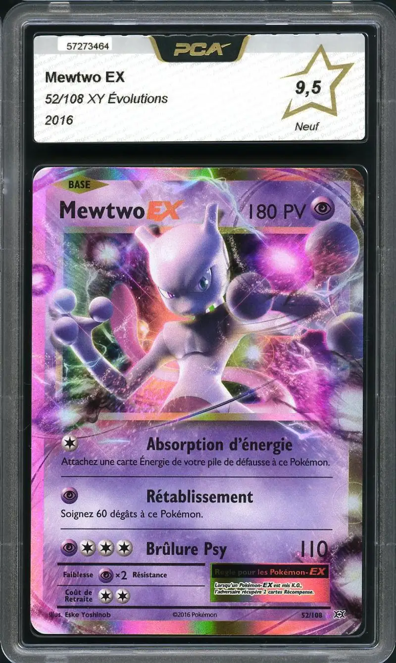 PCA 9.5 Mewtwo Ex
