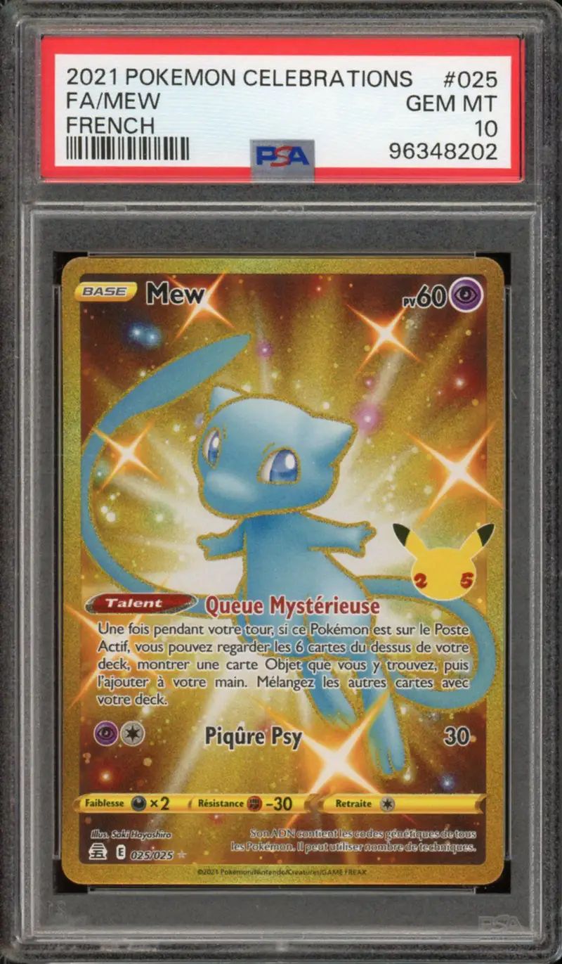 PSA 10 Mew Gold