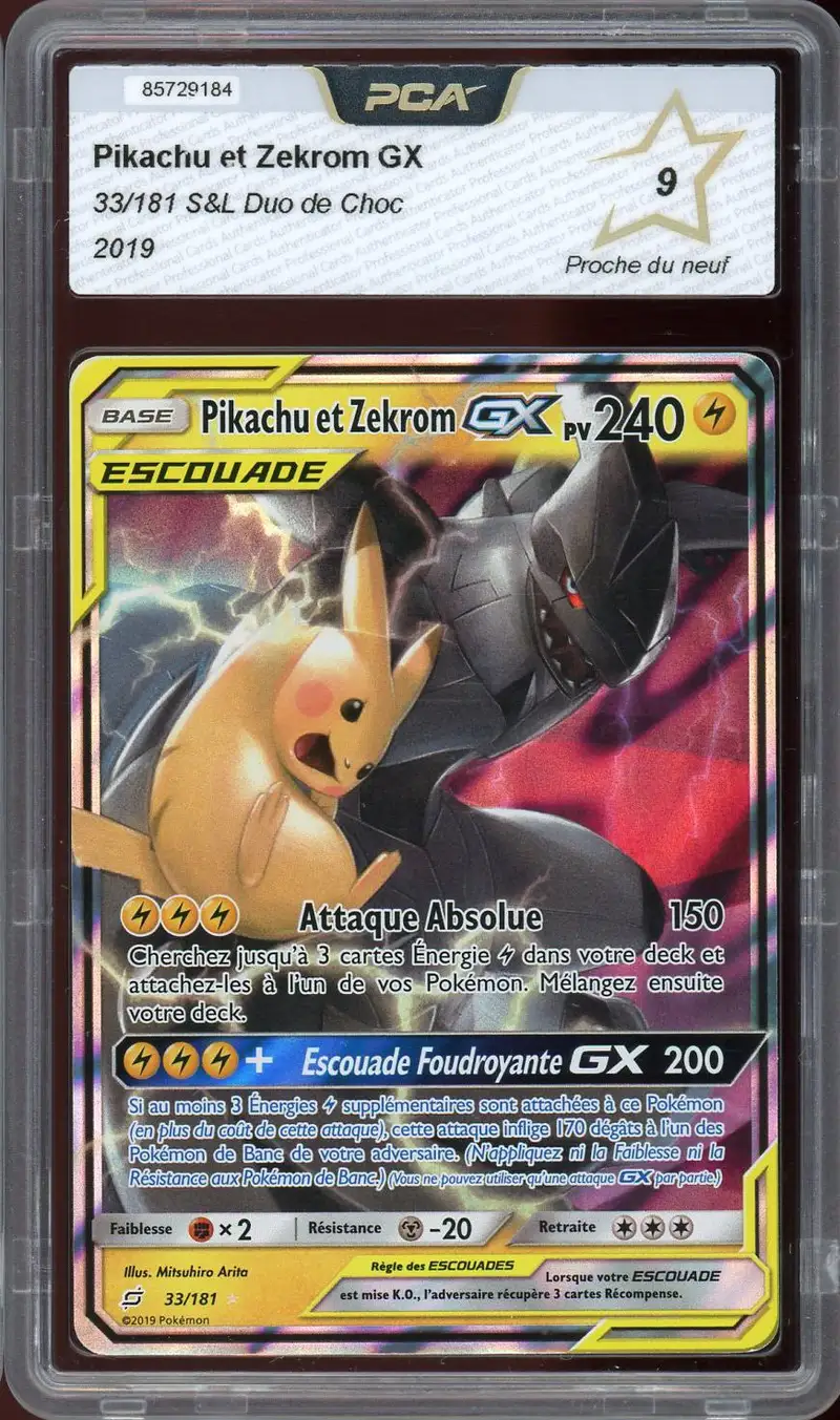 PCA 9 Pikachu et Zekrom Gx