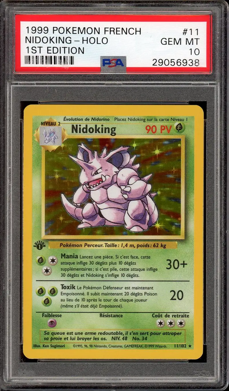 PSA 10 Nidoking Holo