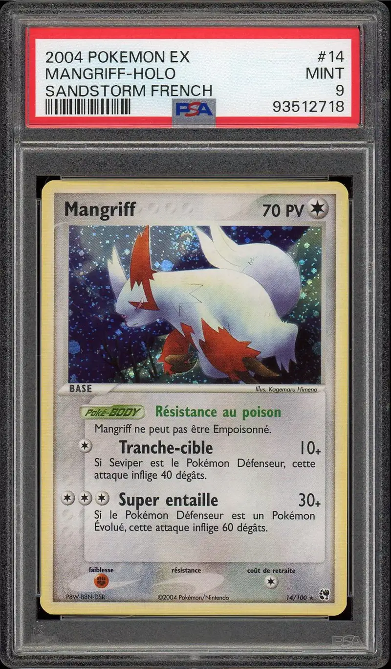 PSA 9 Mangriff Holo