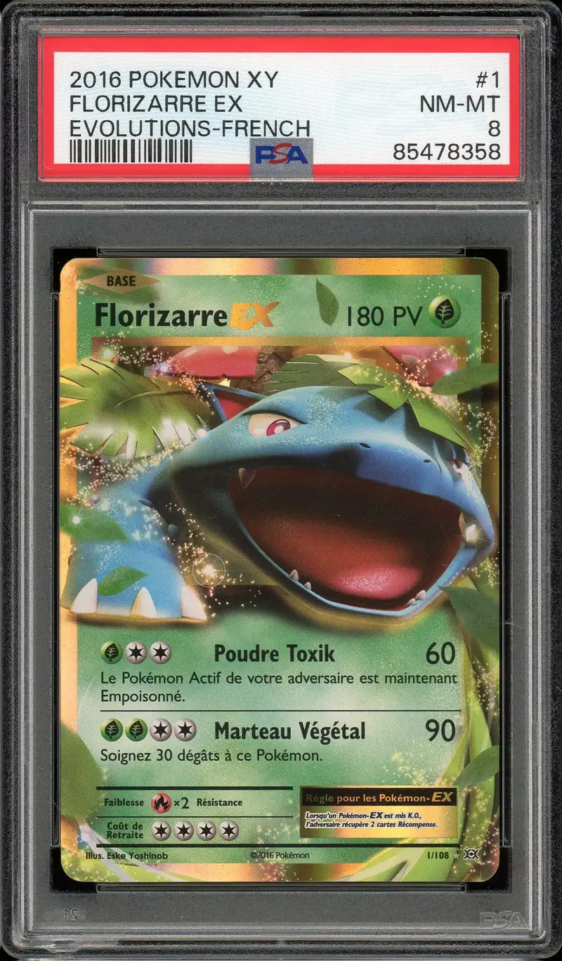 PSA 8 Florizarre Ex