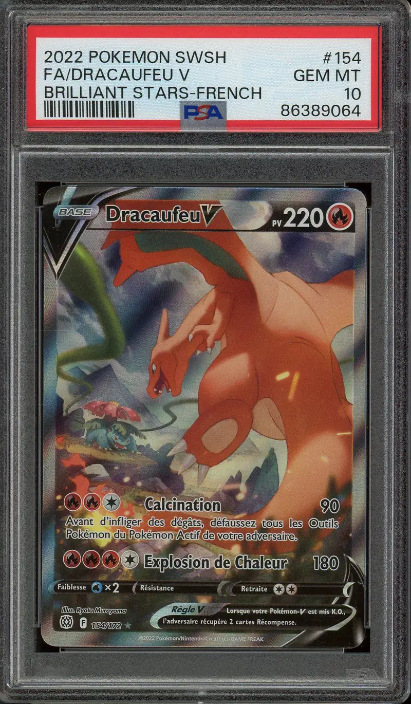 PSA 10 Dracaufeu V