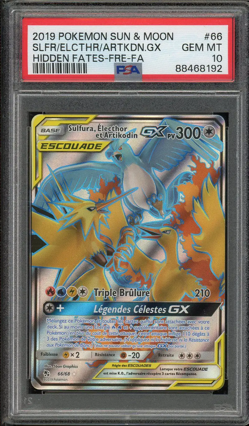 PSA 10 Sulfura, Électhor et Artikodin Gx