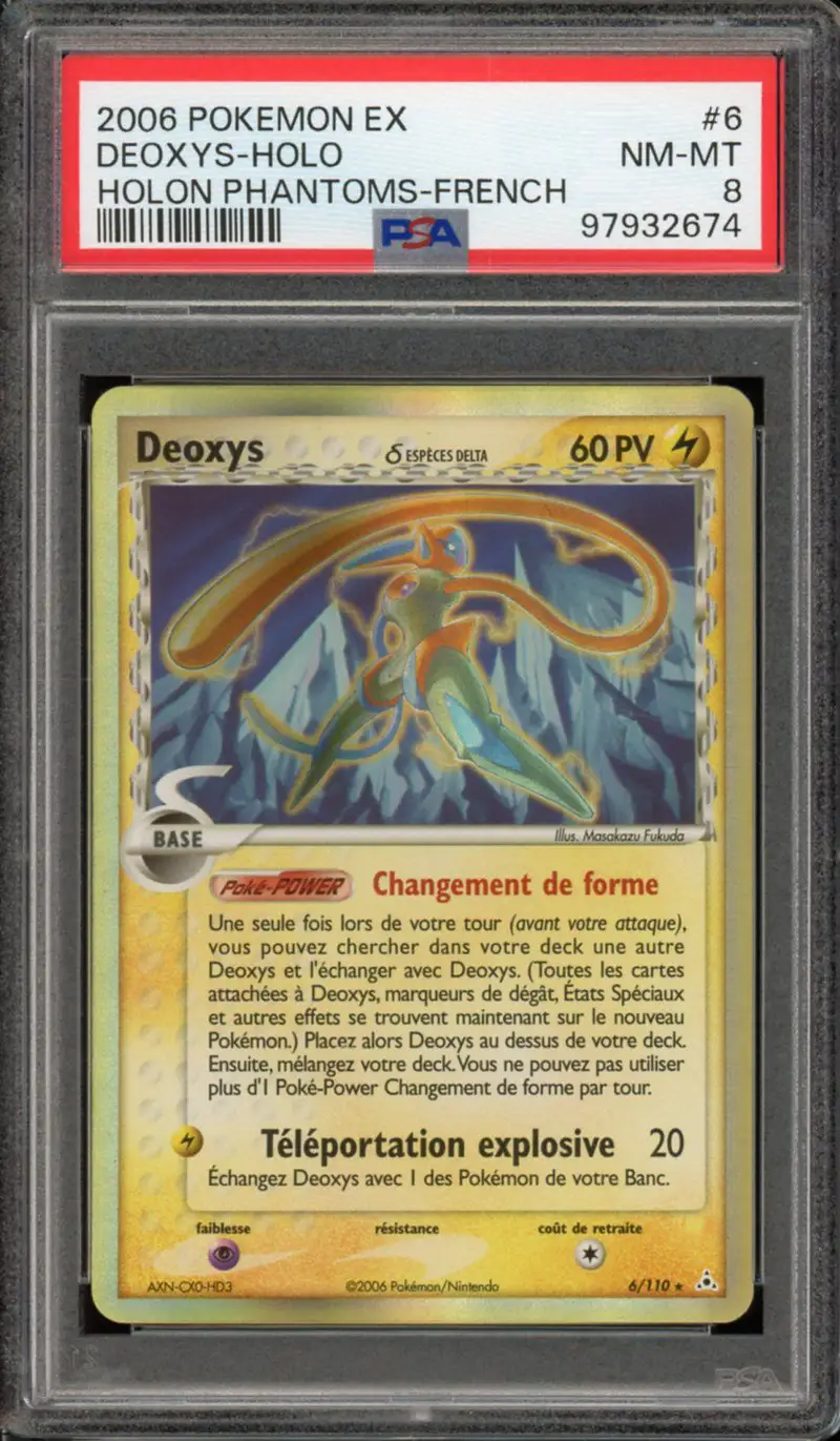 PSA 8 Deoxys Holo
