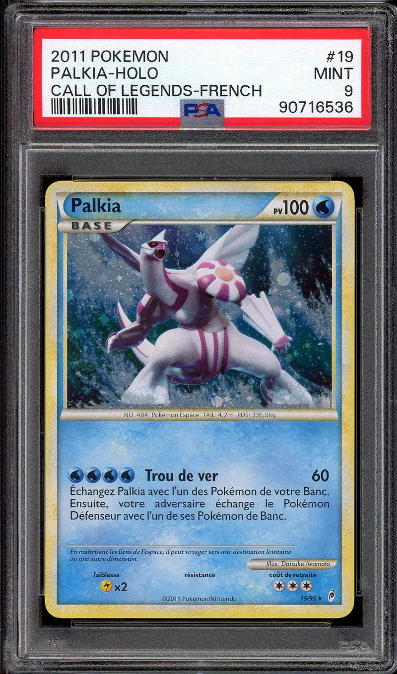 PSA 9 Palkia Holo