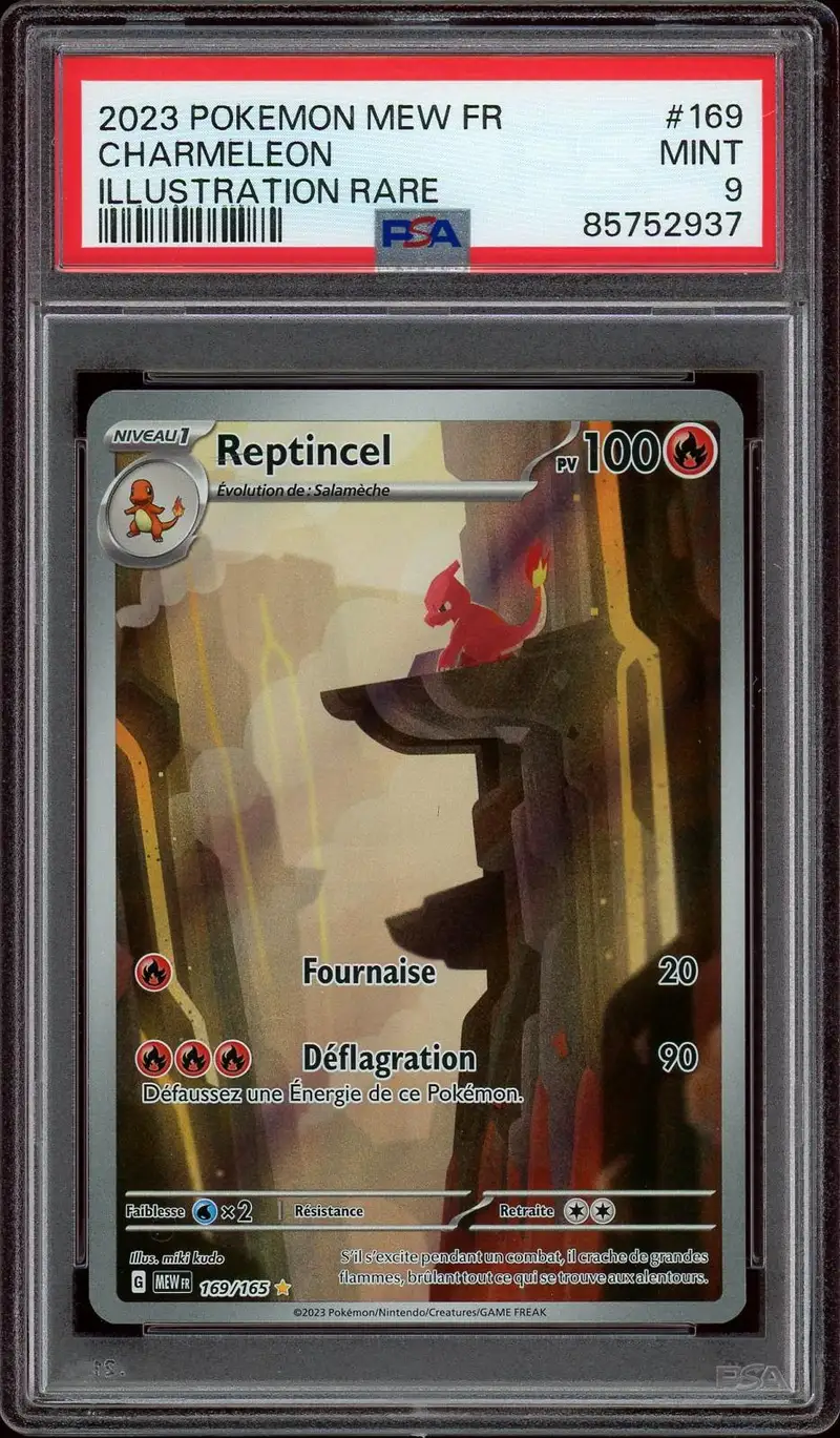 PSA 9 Reptincel