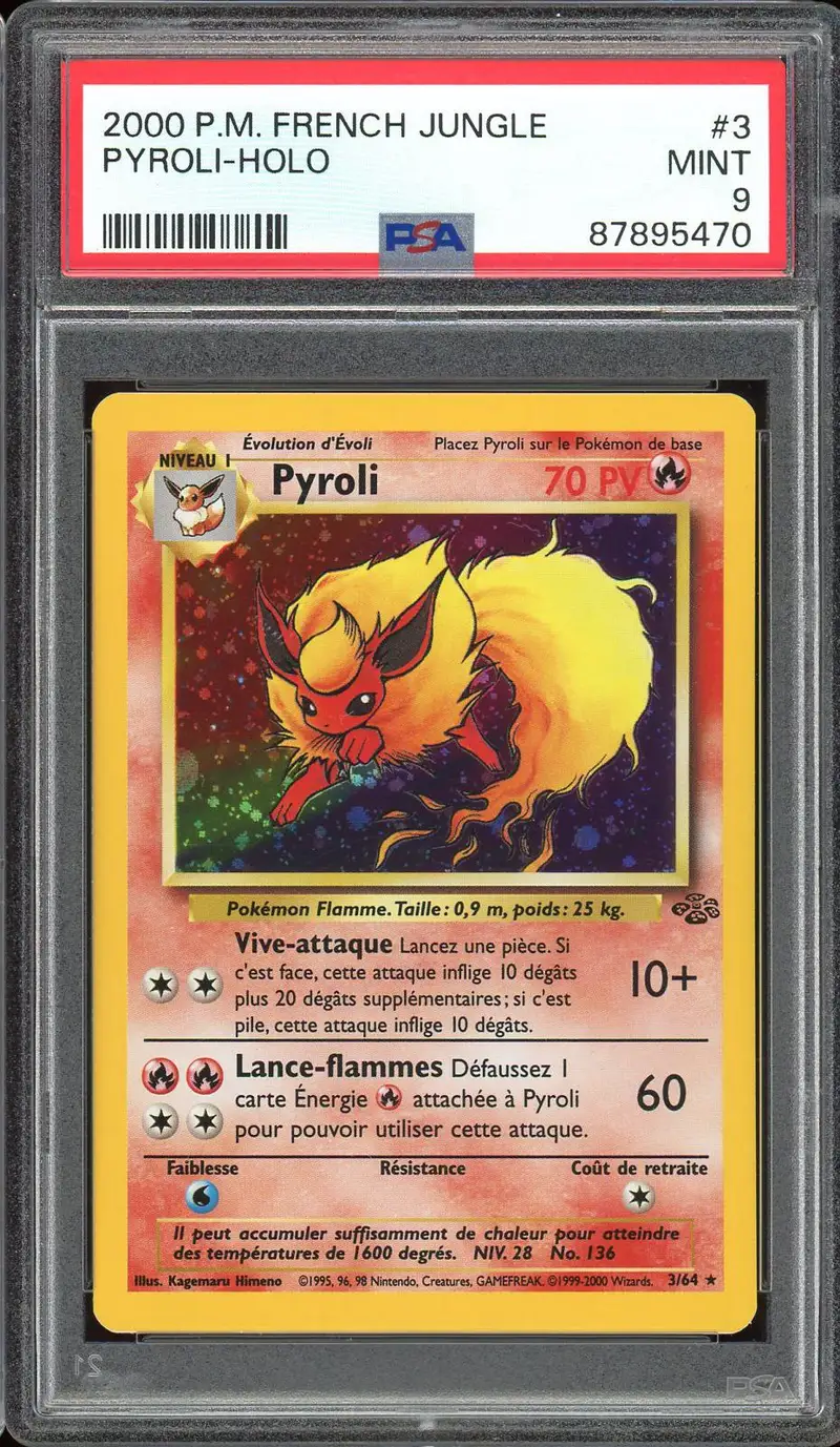 PSA 9 Pyroli Holo