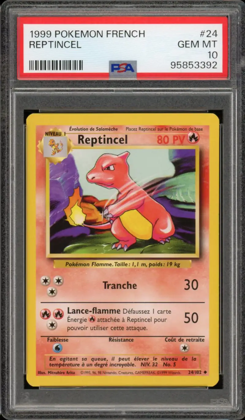 PSA 10 Reptincel