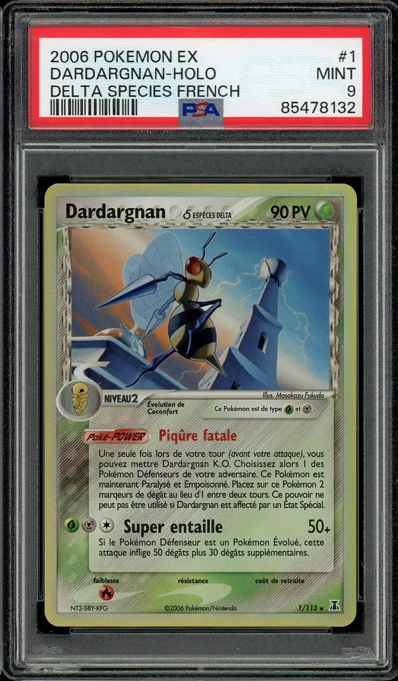 PSA 9 Dardargnan Holo