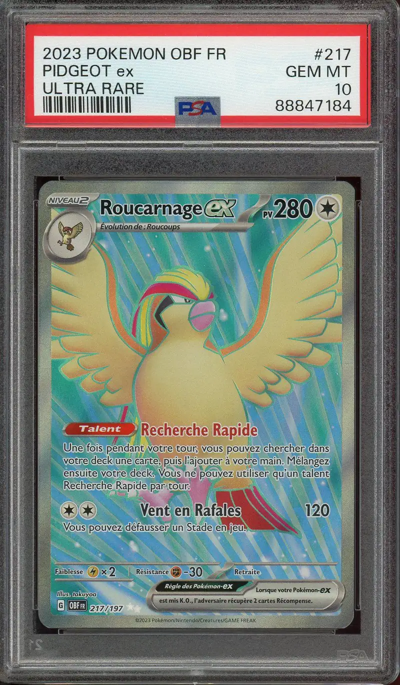 PSA 10 Roucarnage Ex