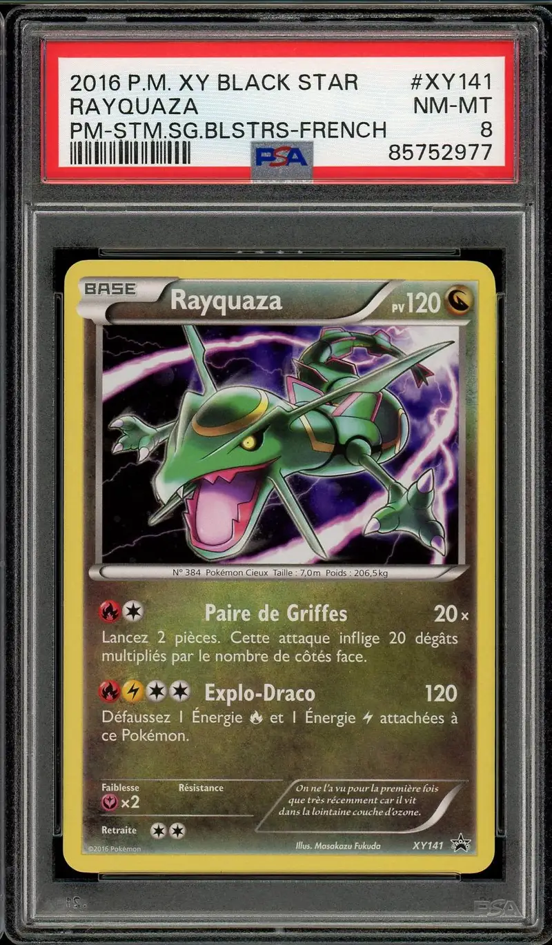 PSA 8 Rayquaza Holo