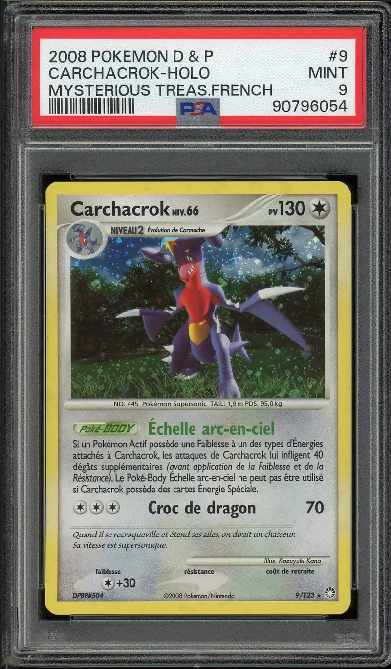 PSA 9 Carchacrok Holo