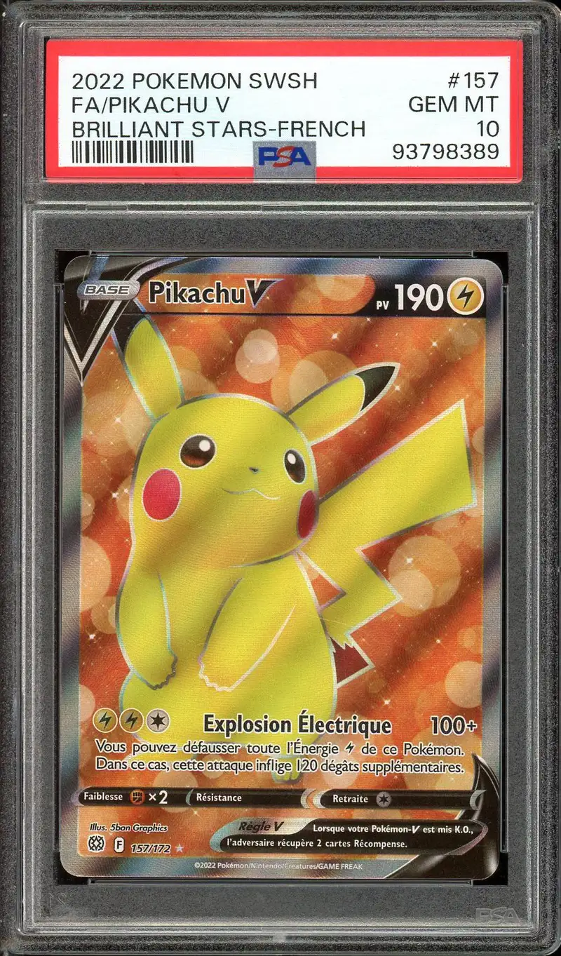 PSA 10 Pikachu V