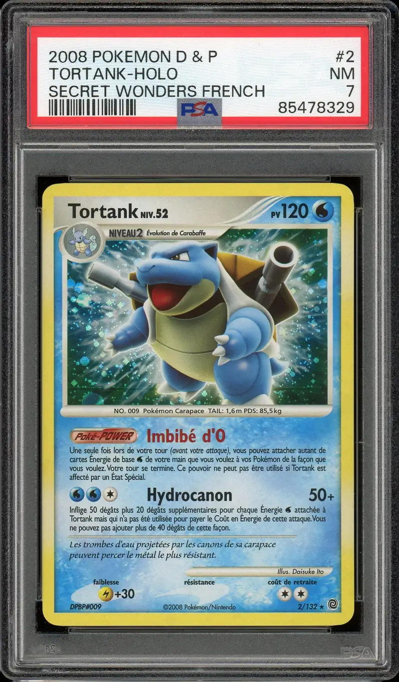 PSA 7 Tortank Holo