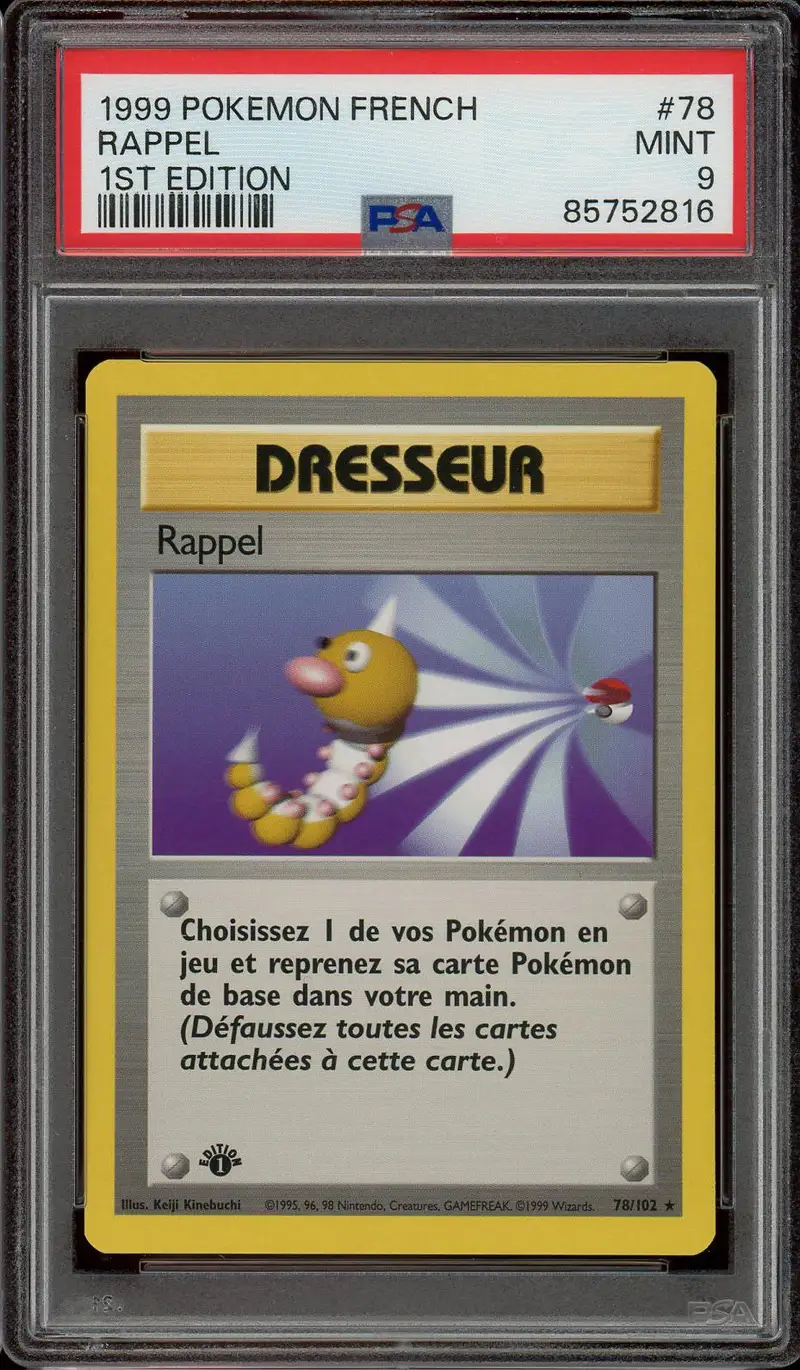 PSA 9 Rappel