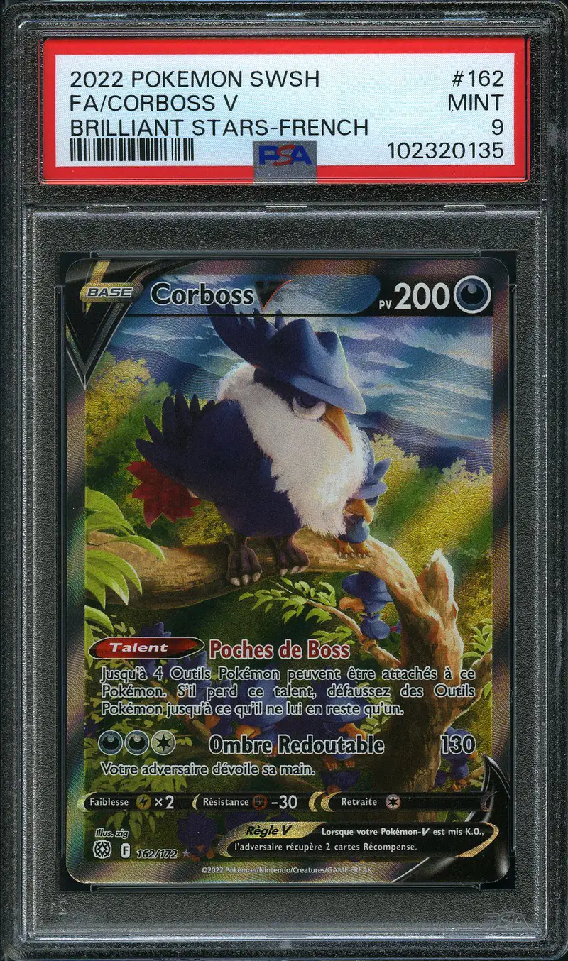 PSA 9 Corboss V